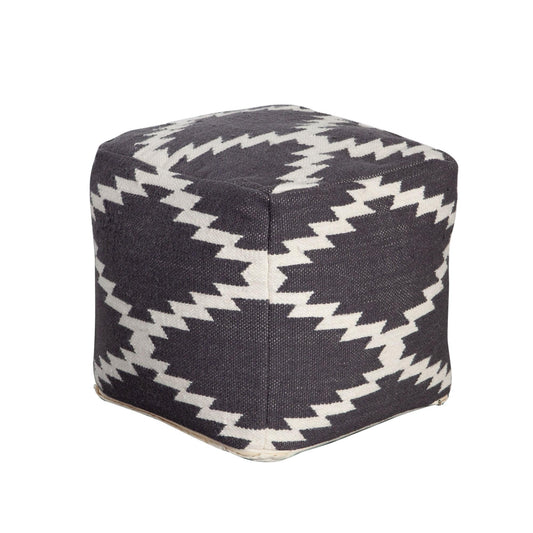 Ember Square Pouf - Elite Maison