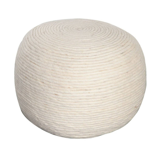 Noemi Round Accent Ottoman - Elite Maison