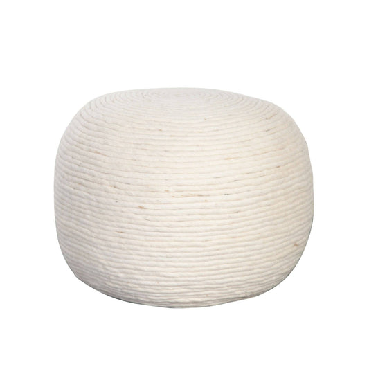 Noemi Round Accent Ottoman - Elite Maison