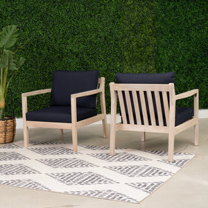 Svana Blue Natural Side Chair 2Pc