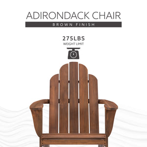 Adirondack Brown Chair
