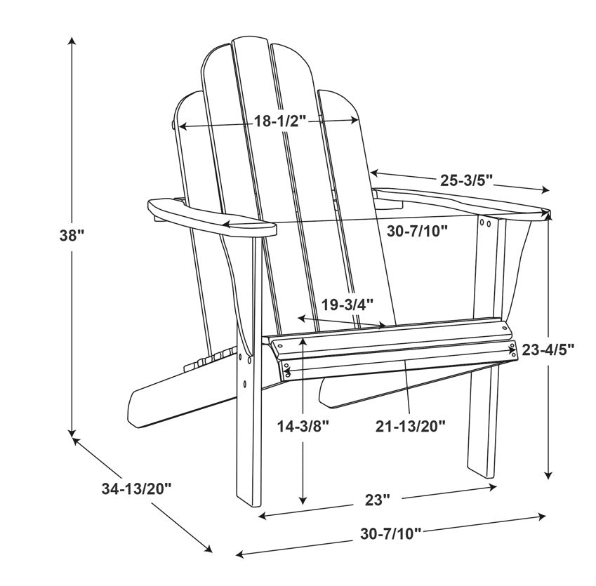 Adirondack Red Chair