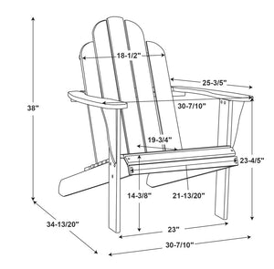 Adirondack Red Chair