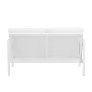Alora Aluminum Natural Loveseat