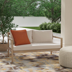 Svana Beige Natural 2 Seater Sofa