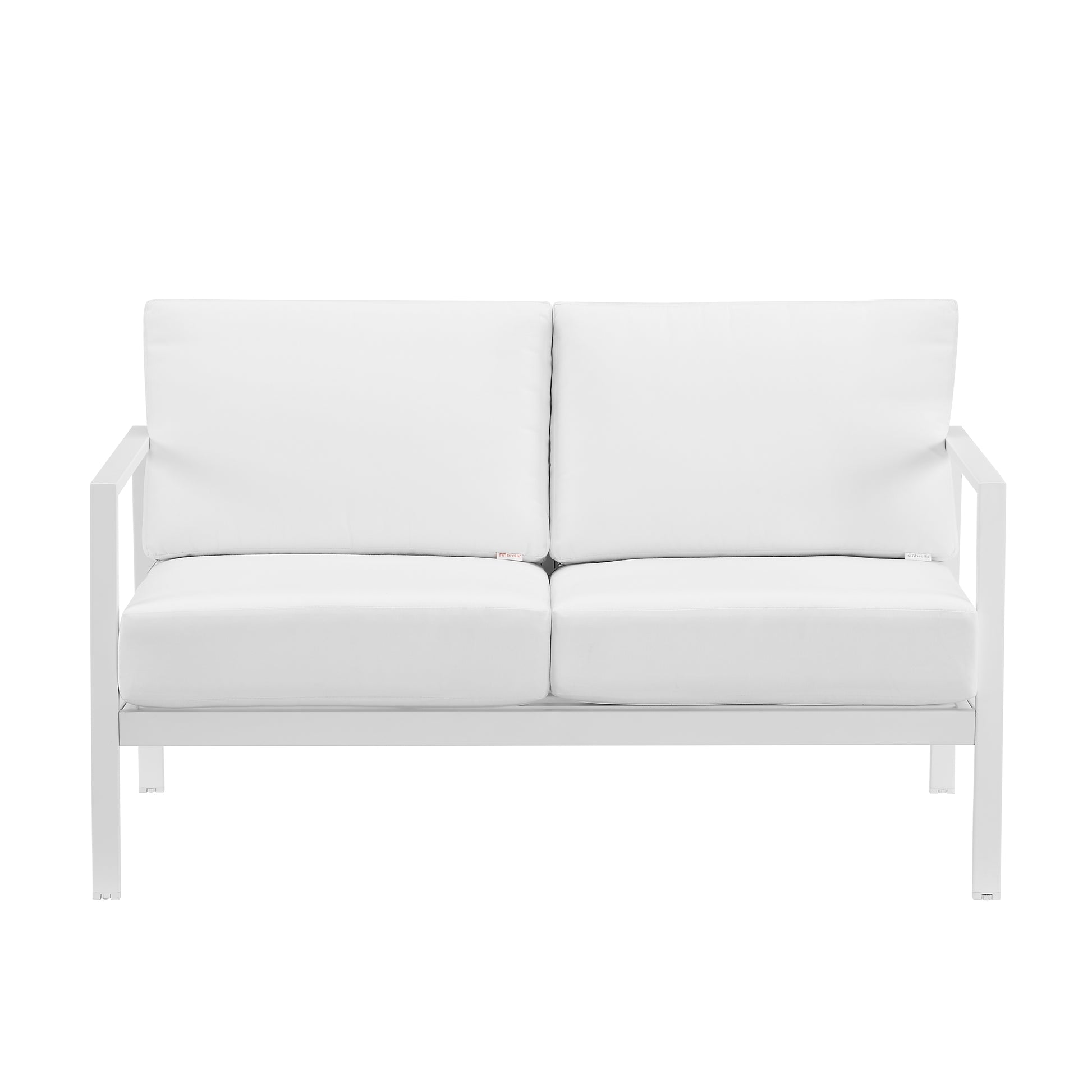 Alora Aluminum Natural Loveseat