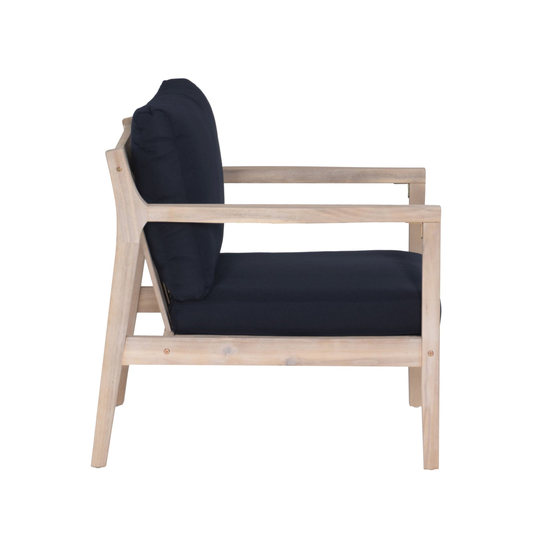 Svana Blue Natural Side Chair 2Pc