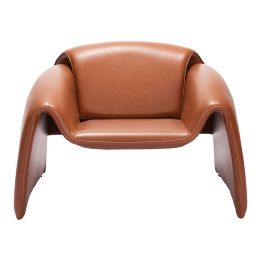 Horten Accent Chair Brown - Elite Maison