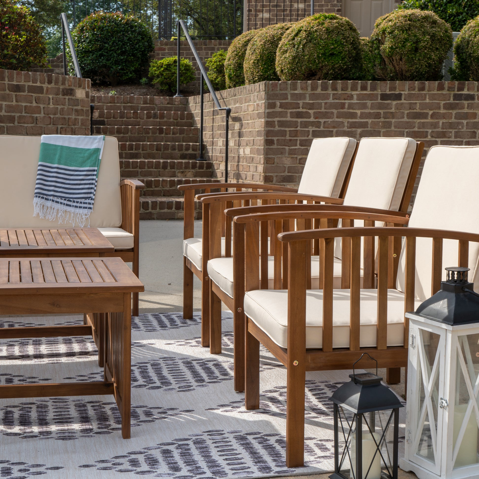 Kailani 8PC Outdoor Chat Set