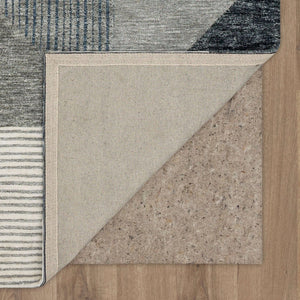 Emanuele Oblique Rug Blue - Elite Maison