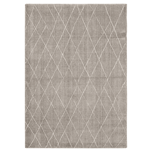 Karastan Amato Deviation area rug in taupe, featuring a textured design suitable for home decor.