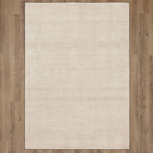 Karastan Adriano Quentin area rug in Papyrus, showcasing intricate patterns and a soft, neutral color palette.