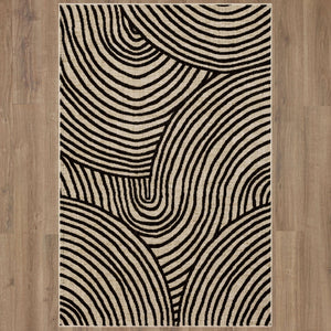 Bosco Remolino Rug in Onyx - Elite Maison