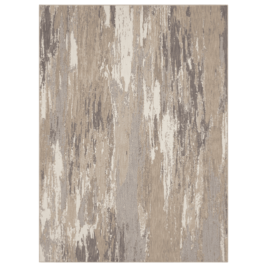 Salvatore Ambient Rug in Alabaster - Elite Maison