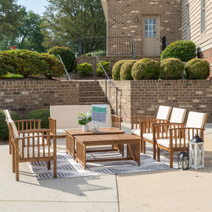 Kailani 8PC Outdoor Chat Set