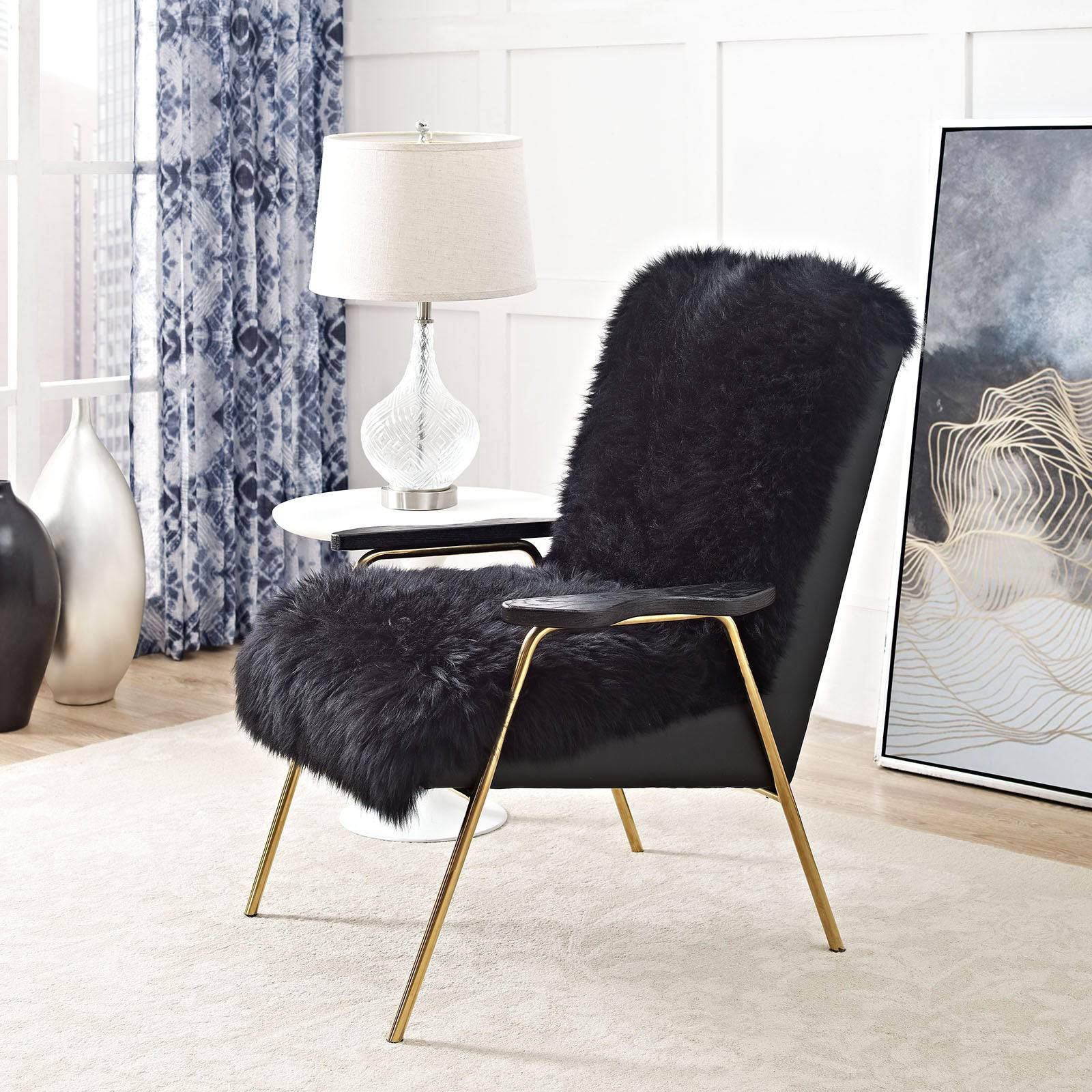 Sprint Sheepskin Armchair - Elite Maison