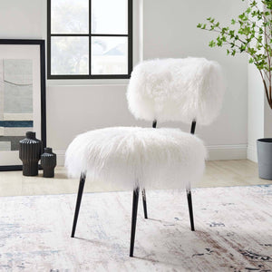 Skylar Sheepskin Chair - Elite Maison