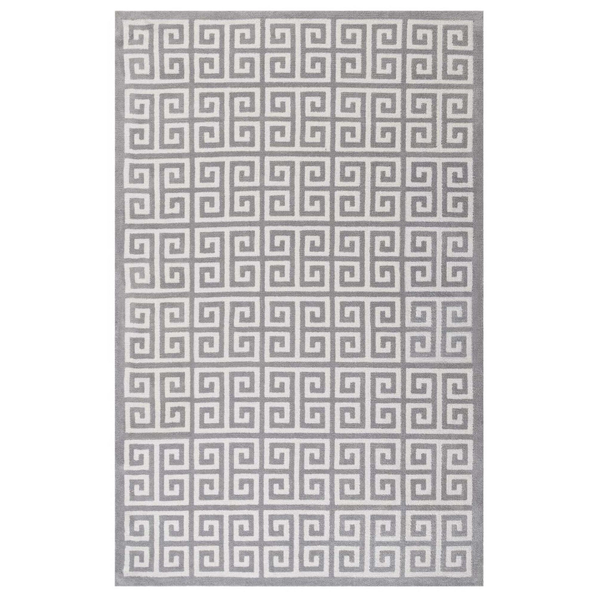 Freydis Greek Key 5x8 Area Rug - Elite Maison