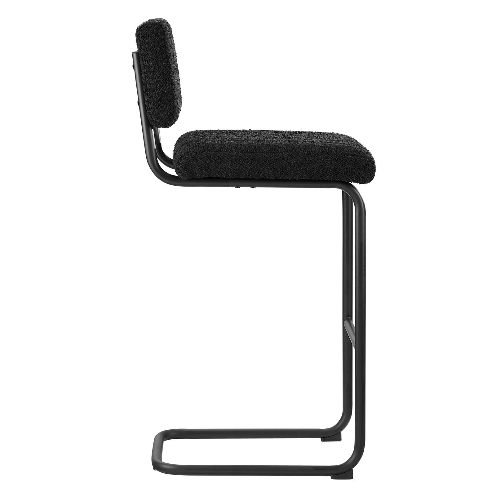 Giselle Boucle Bar Stool - Elite Maison