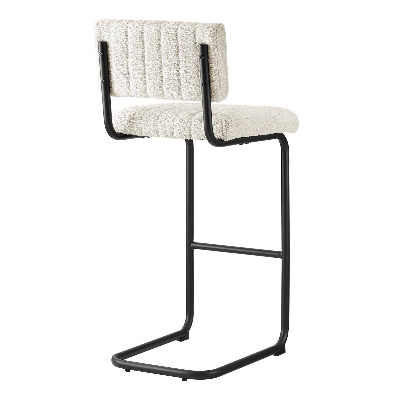 Giselle Boucle Bar Stool - Elite Maison