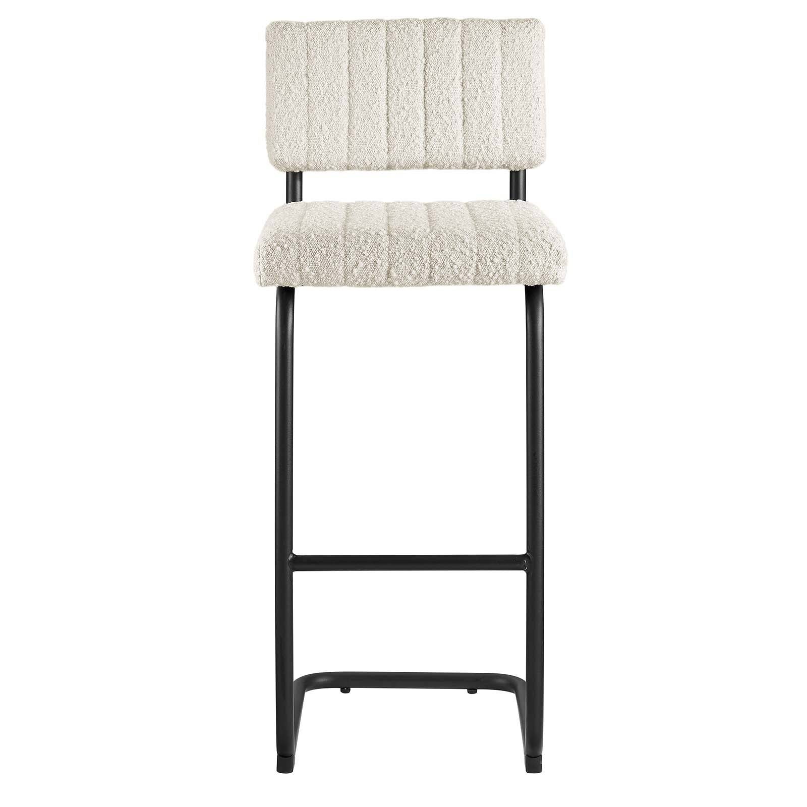 Giselle Boucle Bar Stool - Elite Maison