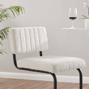 Giselle Boucle Bar Stool - Elite Maison