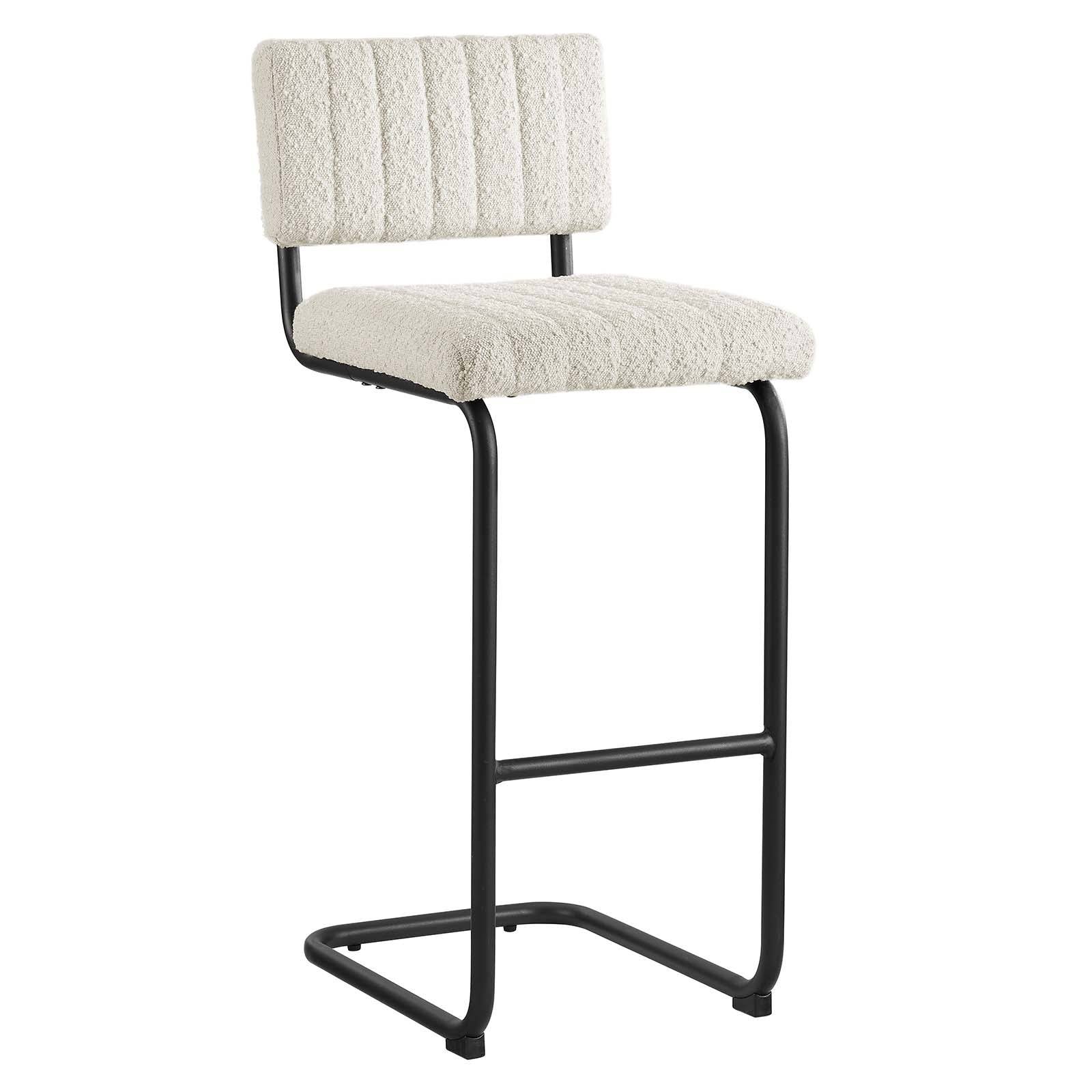 Giselle Boucle Bar Stool - Elite Maison