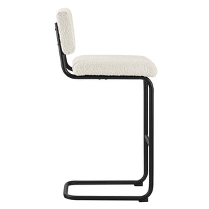 Giselle Boucle Bar Stool - Elite Maison