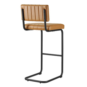 Giselle Vegan Leather Bar Stool - Elite Maison