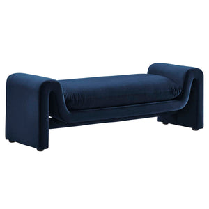 Waverly Performance Velvet Bench - Elite Maison