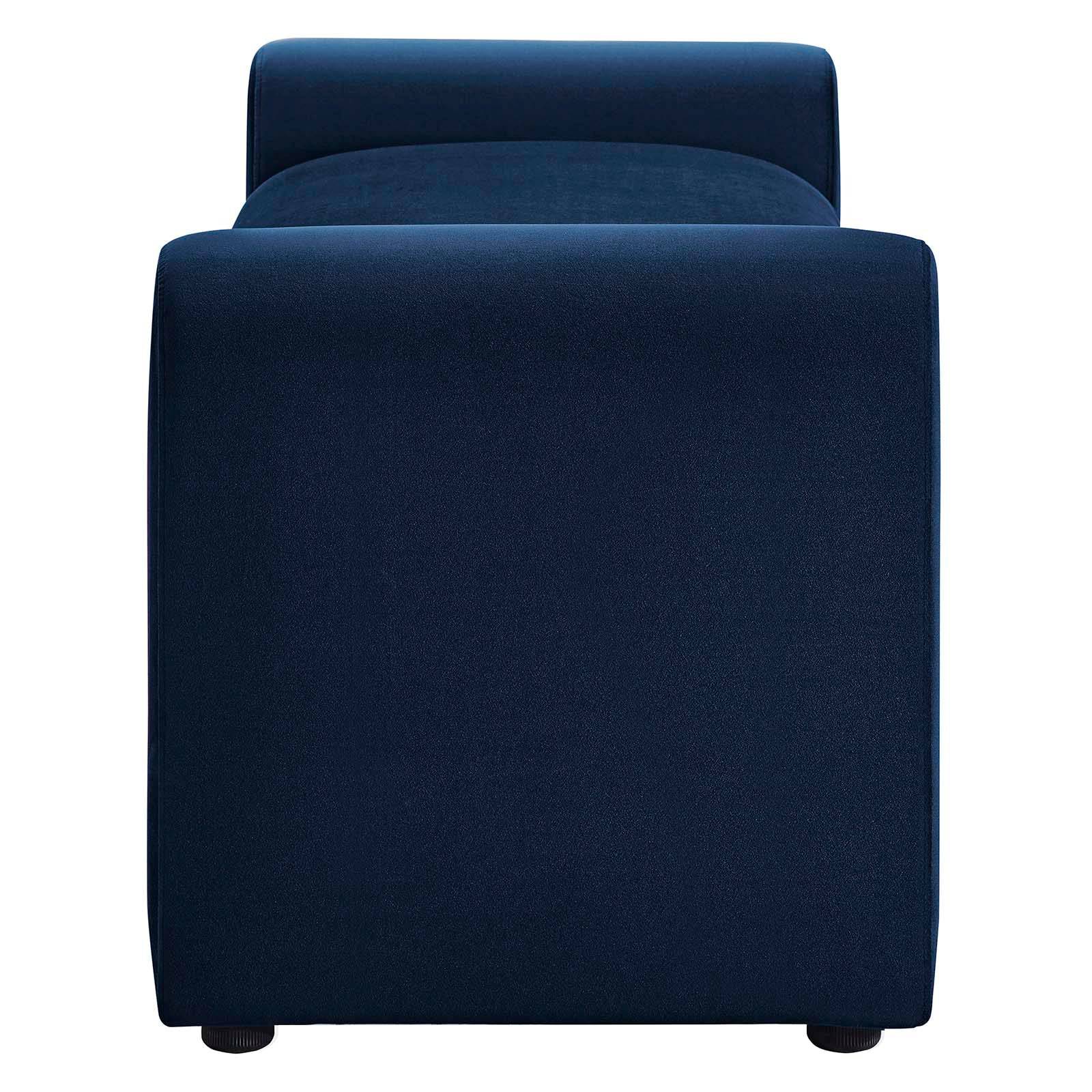 Waverly Performance Velvet Bench - Elite Maison