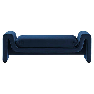 Waverly Performance Velvet Bench - Elite Maison