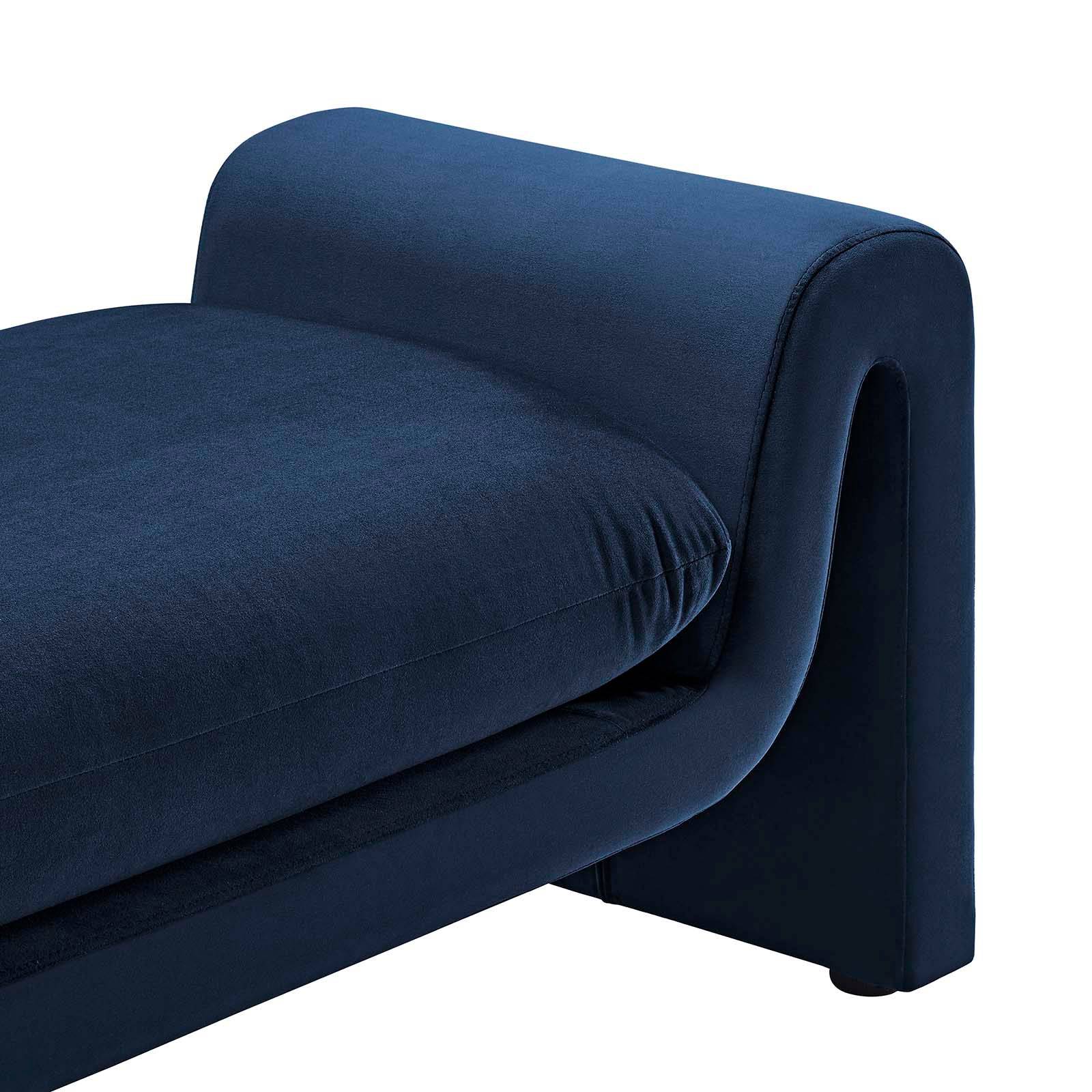 Waverly Performance Velvet Bench - Elite Maison