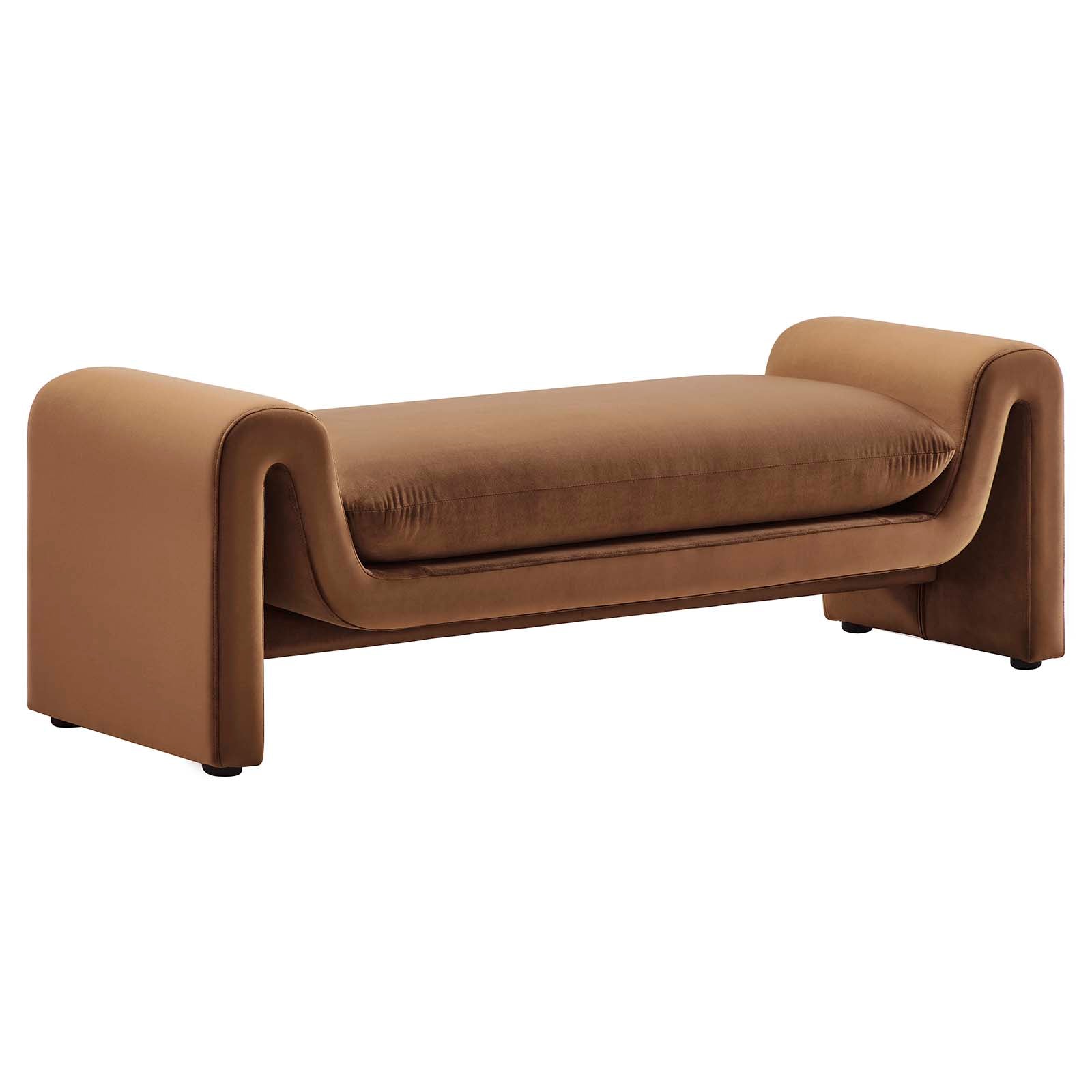 Waverly Performance Velvet Bench - Elite Maison