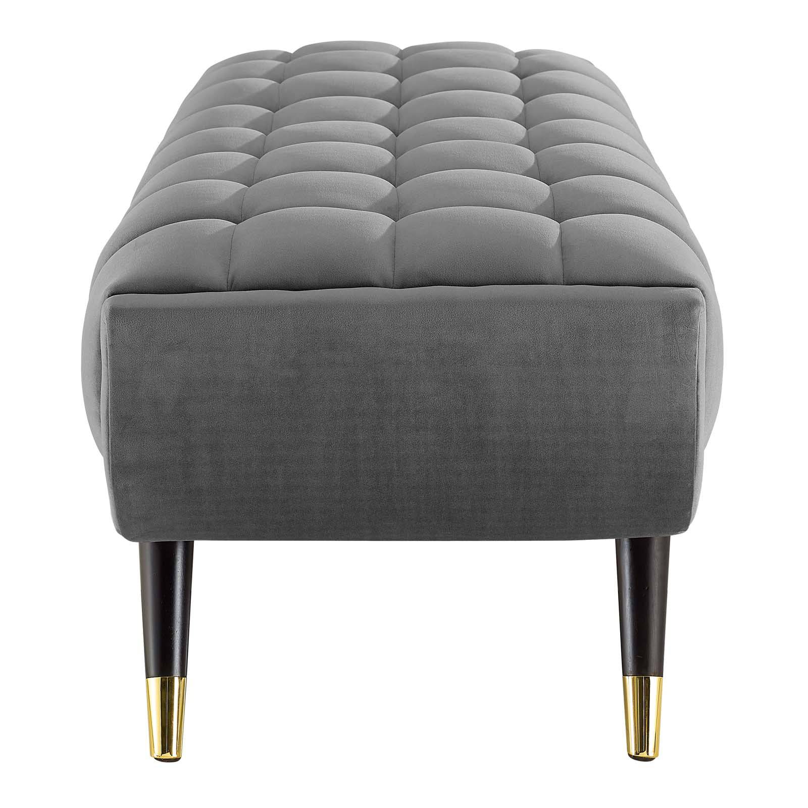 Adept 60" Performance Velvet Bench - Elite Maison