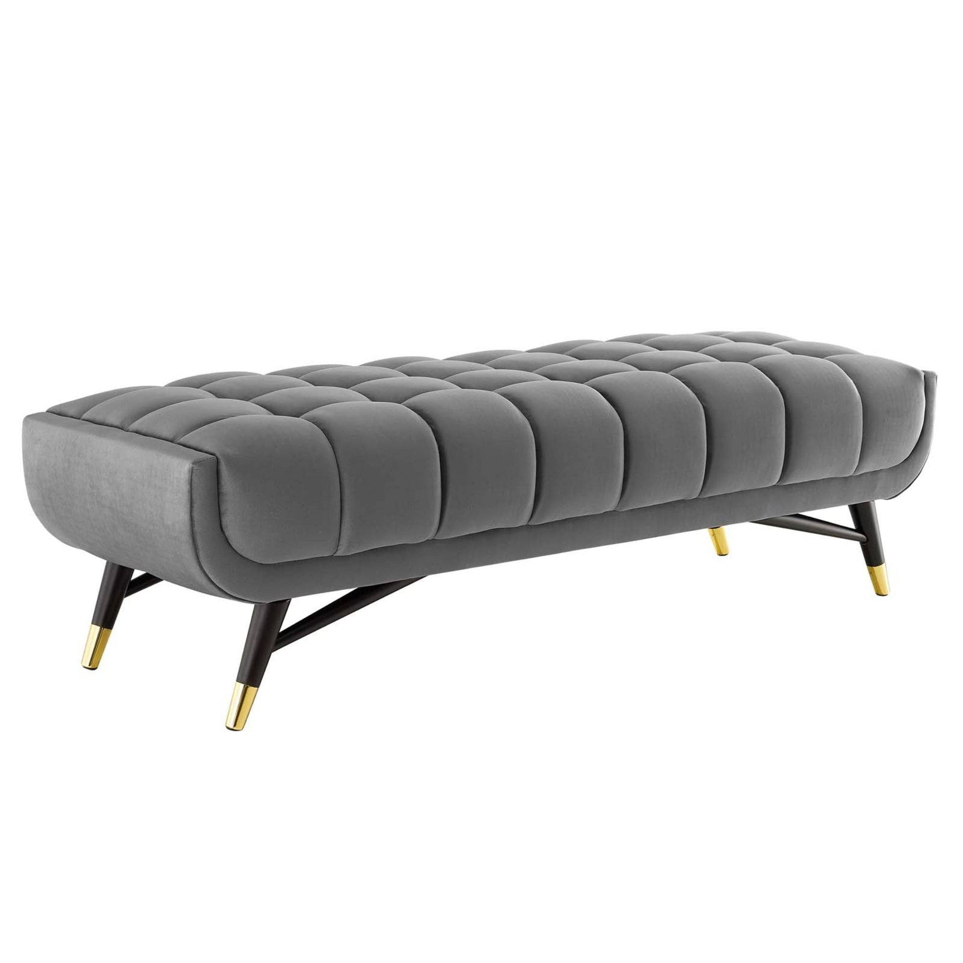 Adept 60" Performance Velvet Bench - Elite Maison