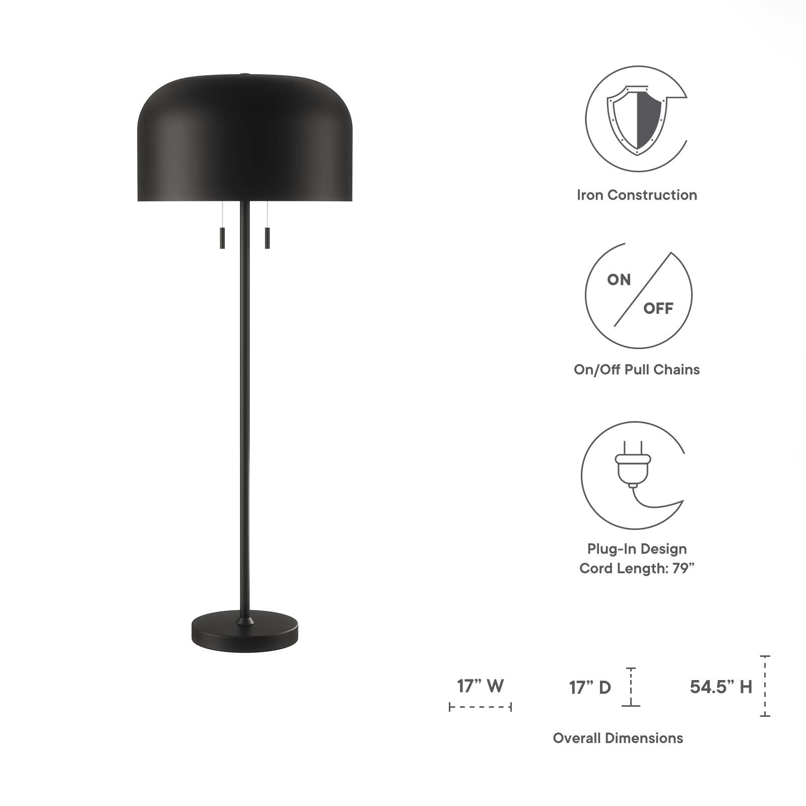 Avenue Floor Lamp - Elite Maison