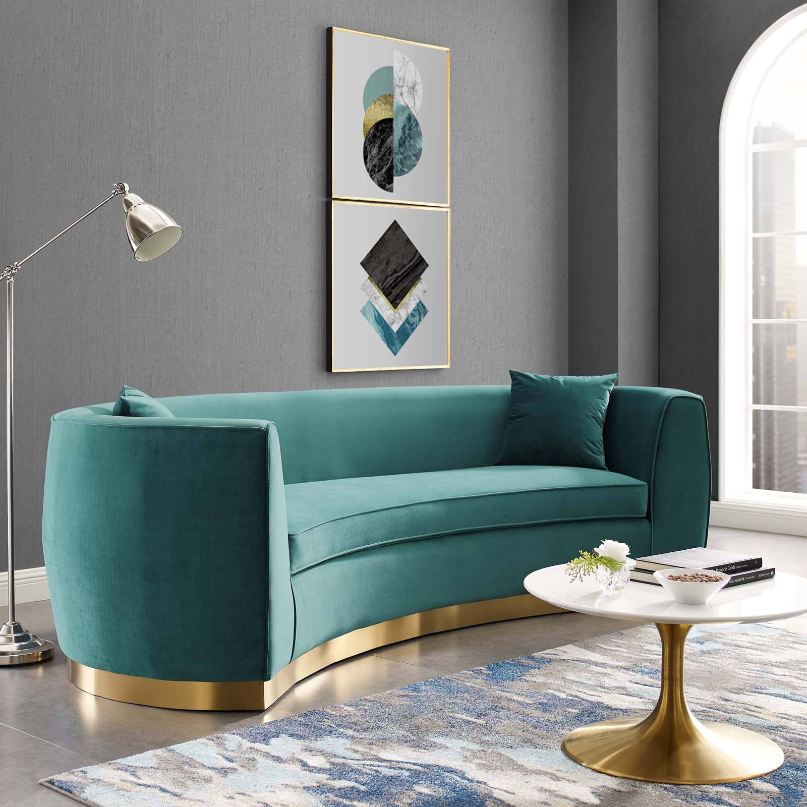 Jewel Velvet Sofa - Elite Maison