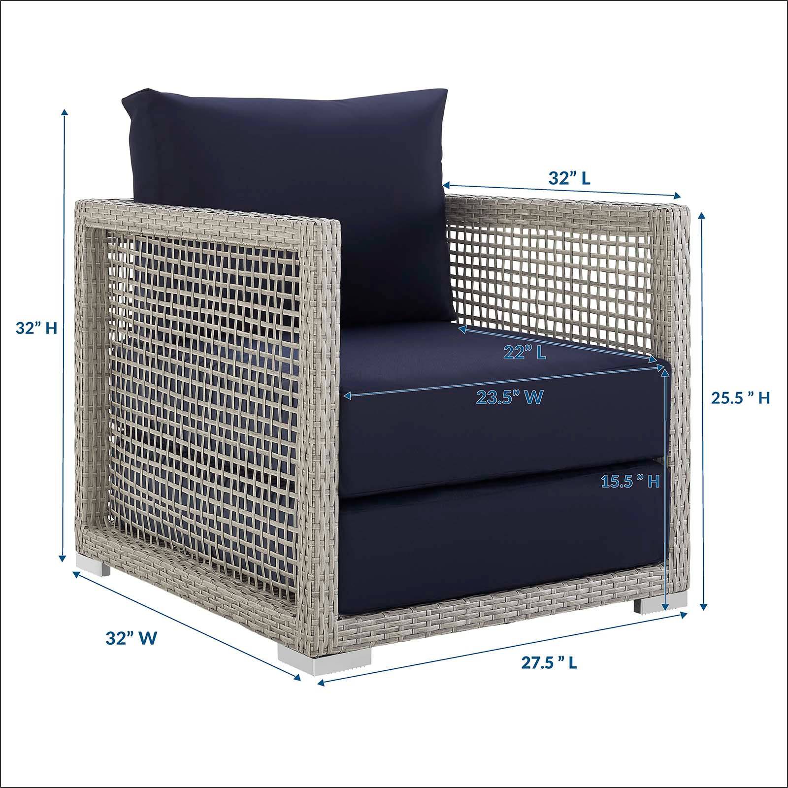 Paris Outdoor Patio Armchair - Elite Maison