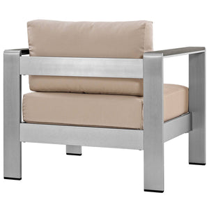 Dijon Outdoor Patio Aluminum Armchair - Elite Maison