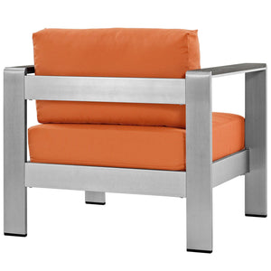 Dijon Outdoor Patio Aluminum Armchair - Elite Maison