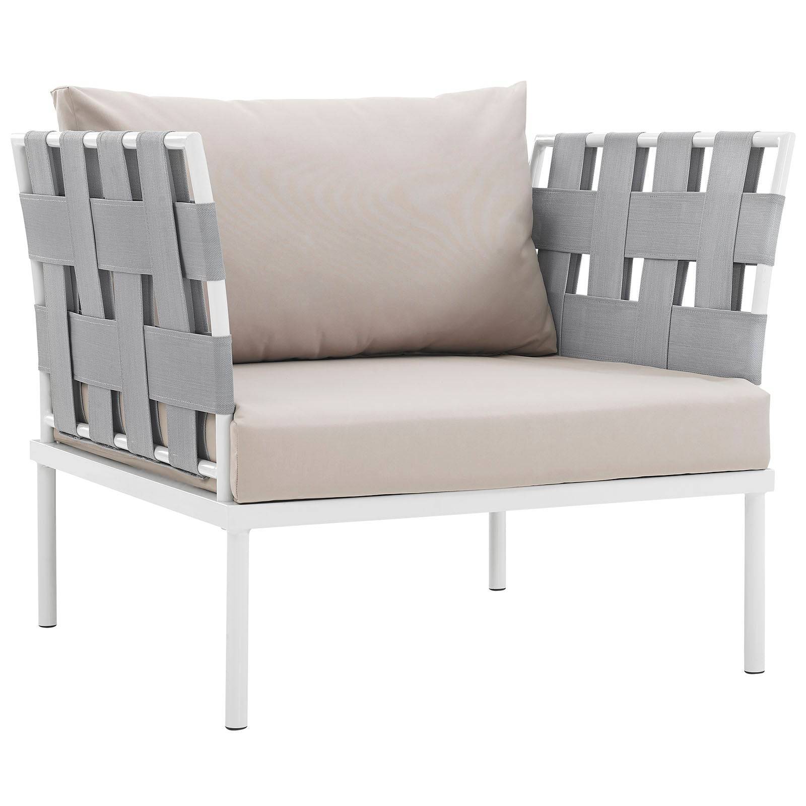 Strasbourg Outdoor Patio Aluminum Armchair - Elite Maison