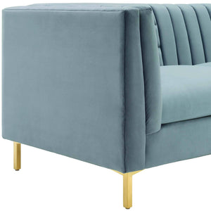 Christina Velvet Sofa - Elite Maison