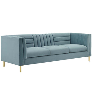 Christina Velvet Sofa - Elite Maison