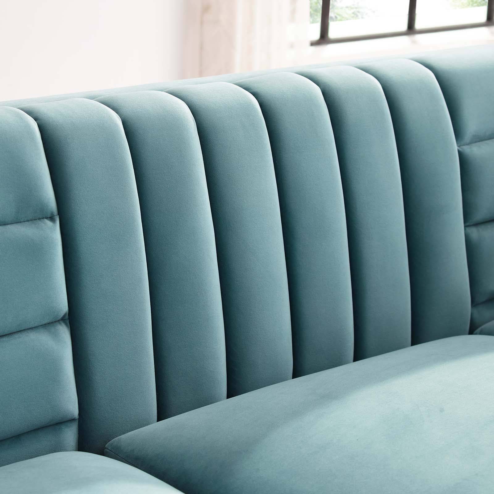 Christina Velvet Sofa - Elite Maison