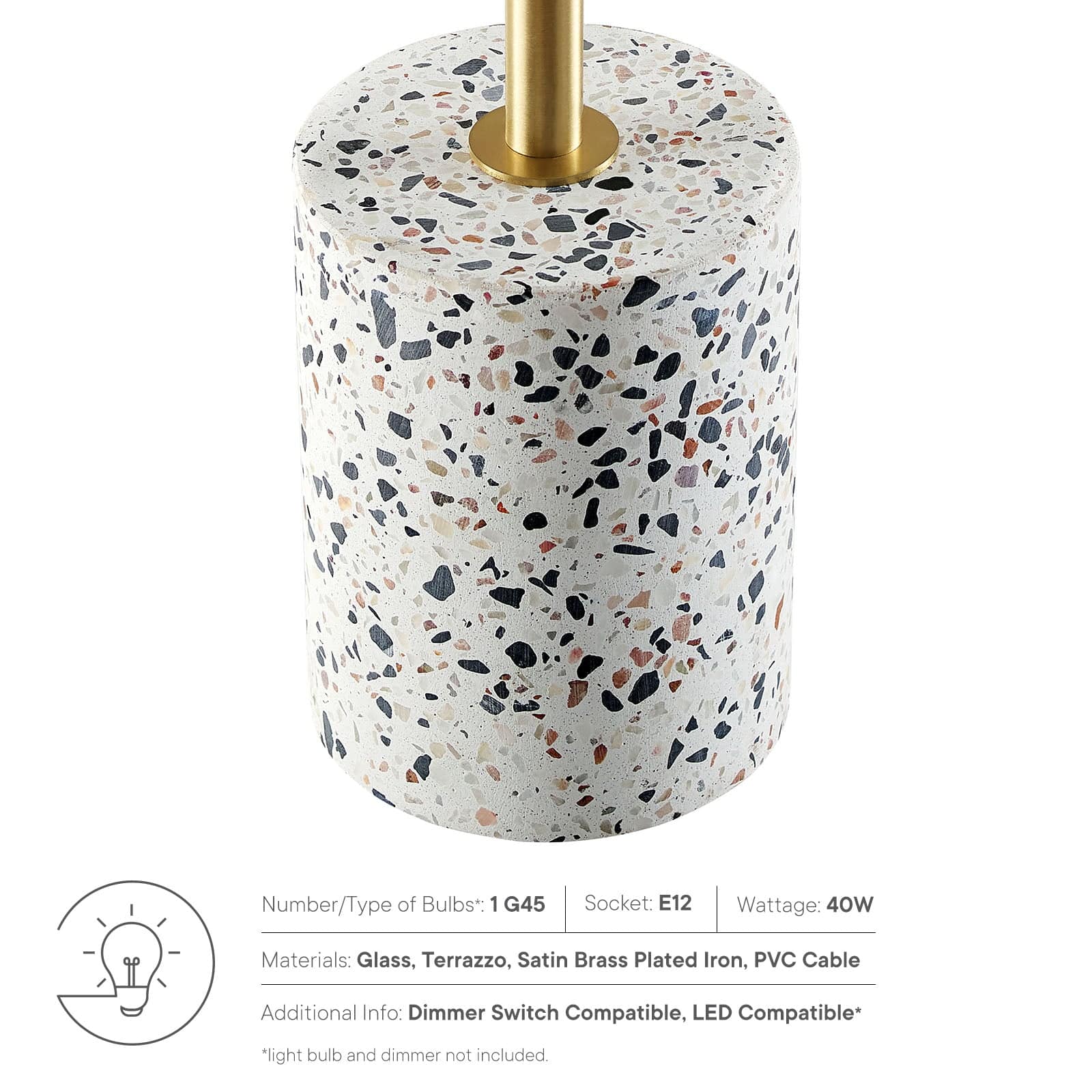 Logic Terrazzo Table Lamp - Elite Maison