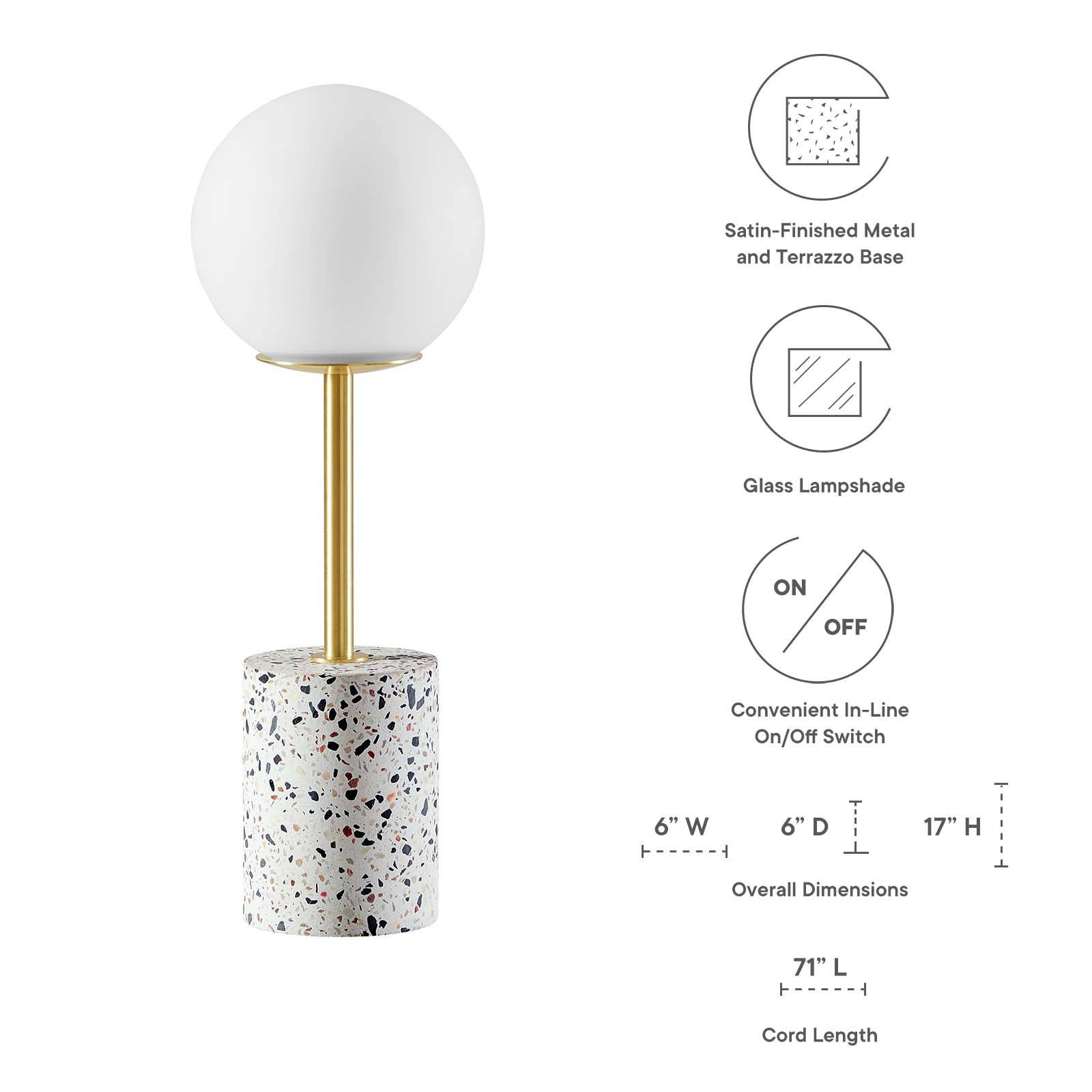 Logic Terrazzo Table Lamp - Elite Maison