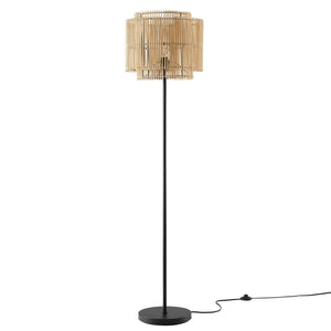 Nourish Bamboo Floor Lamp - Elite Maison