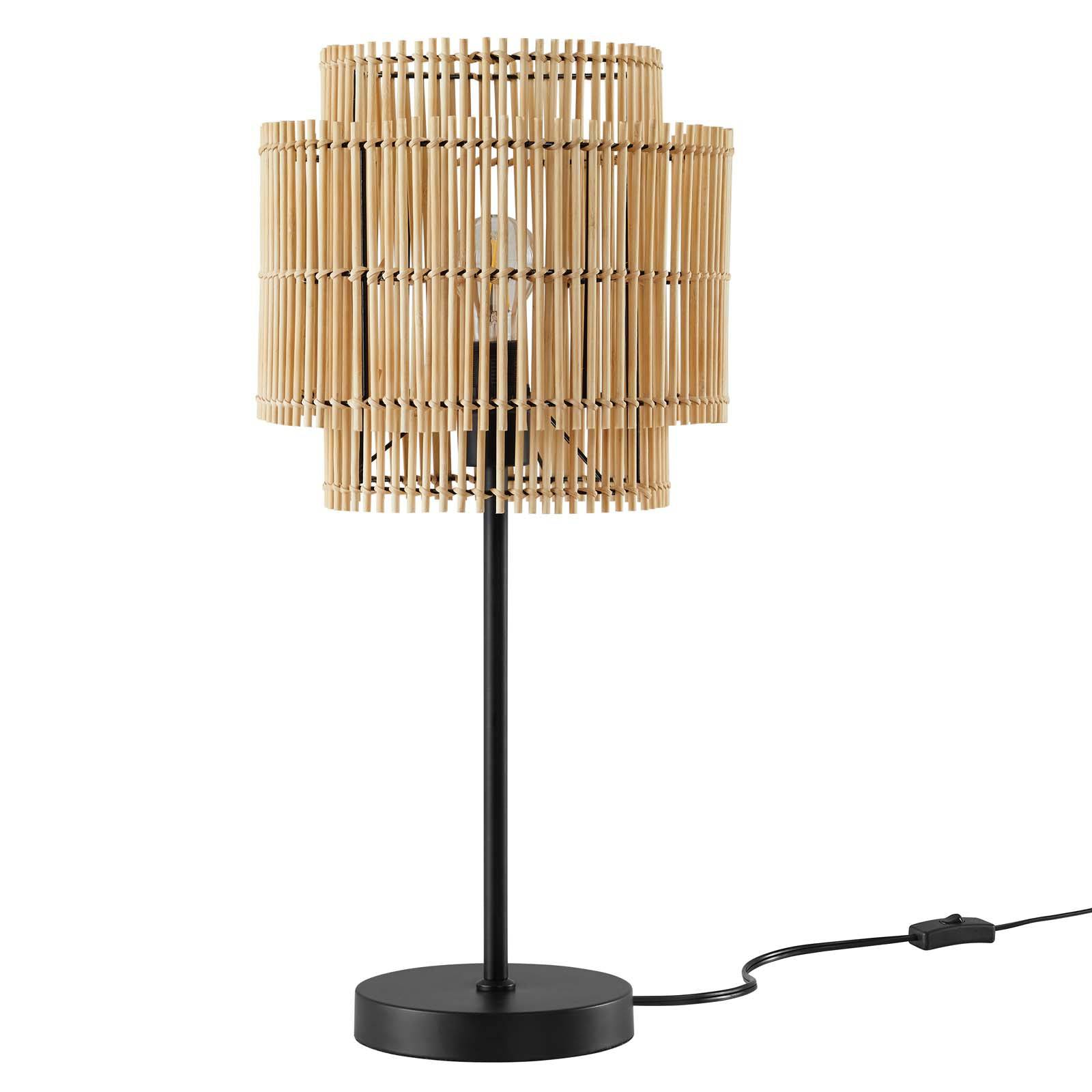 Nourish Bamboo Table Lamp - Elite Maison