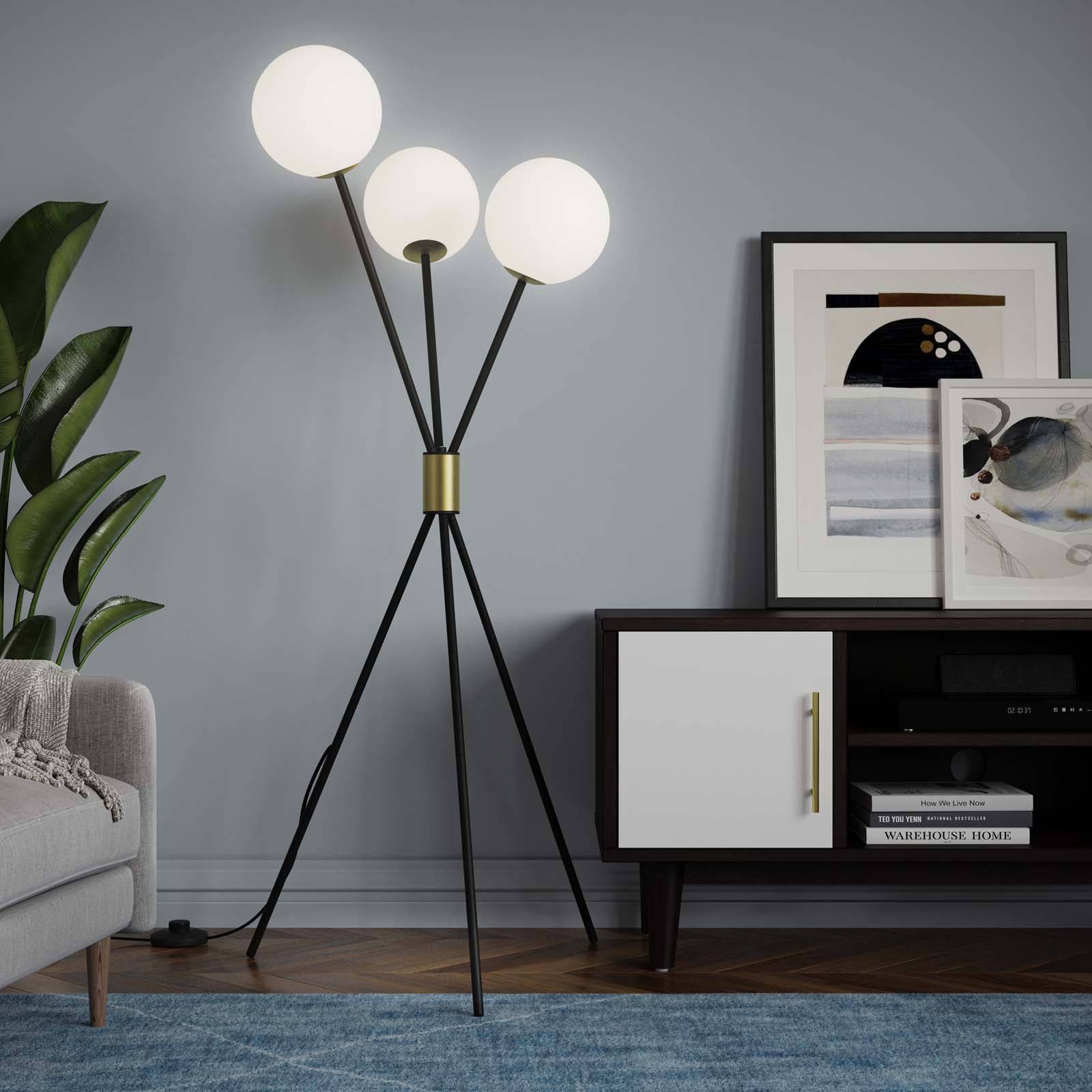 Vera 3-Light Floor Lamp - Elite Maison